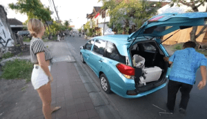 Gio Lynn taxi ongeluk Bali