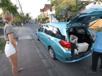 Gio Lynn taxi ongeluk Bali