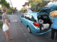 Gio Lynn taxi ongeluk Bali