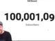 mr beast 100 miljoen abonnees